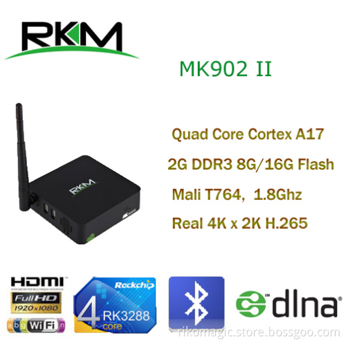 Android 4.4 Dream Box with Dual Band WiFi, Real 4kx2k, H. 265 Playback